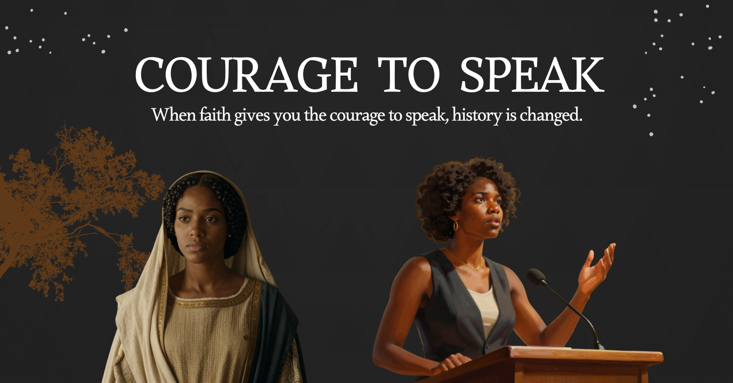 the courage to speak
